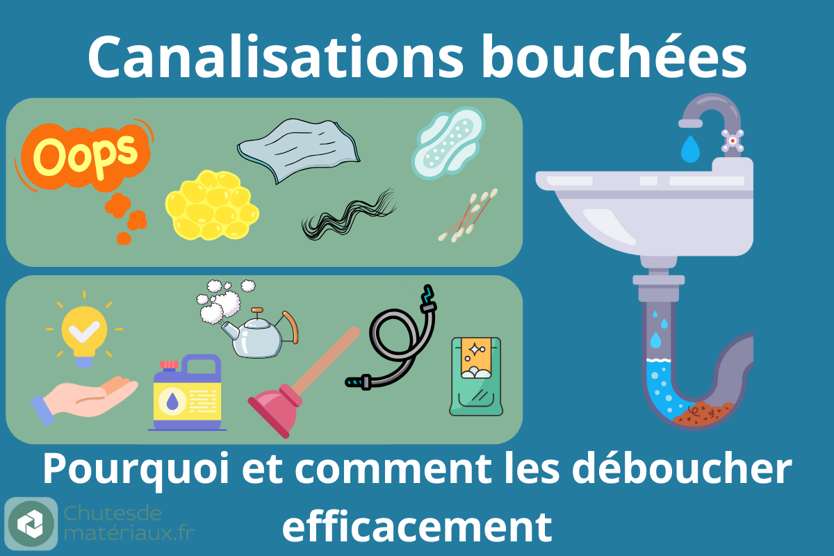 Canalisations bouchées : pourquoi et comment les déboucher efficacement