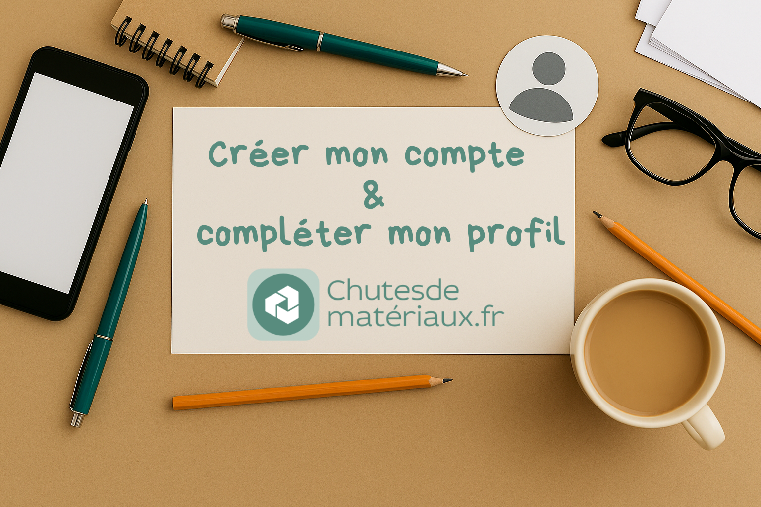 Créer un compte & compléter son profil sur Chutesdemateriaux.fr